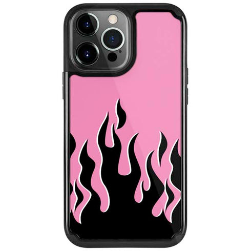 Pink Flames iPhone Cases
