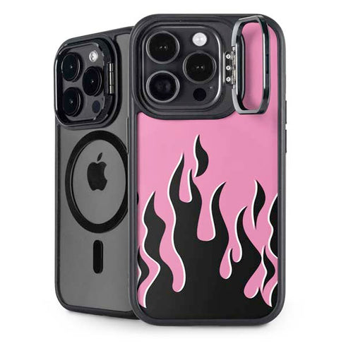 Pink Flames iPhone Cases