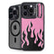 Pink Flames iPhone 14 Pro Max Kickstand Case
