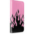 Pink Flames iPhone 15 Plus Folio Case