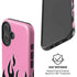 Pink Flames iPhone 16 Magsafe Impact Case