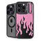 Pink Flames iPhone 16 Pro Max Kickstand Case