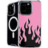 Pink Flames iPhone 16 Pro Max MagSafe Case