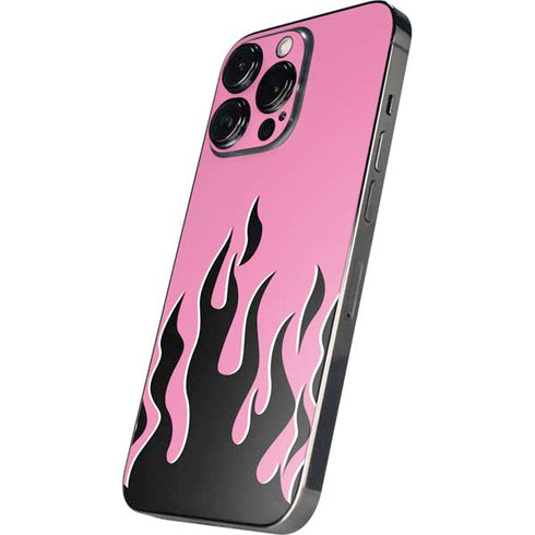 Pink Flames iPhone 16 Pro Max Skin