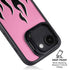 Pink Flames iPhone 16e Kickstand Case