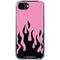Pink Flames iPhone 16e Clear Case