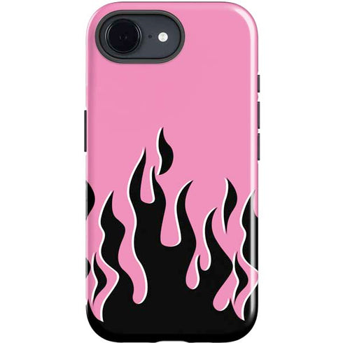 Pink Flames iPhone 16e Impact Case