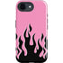 Pink Flames iPhone 16e Impact Case