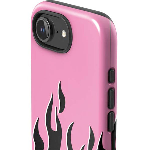 Pink Flames iPhone 16e Impact Case