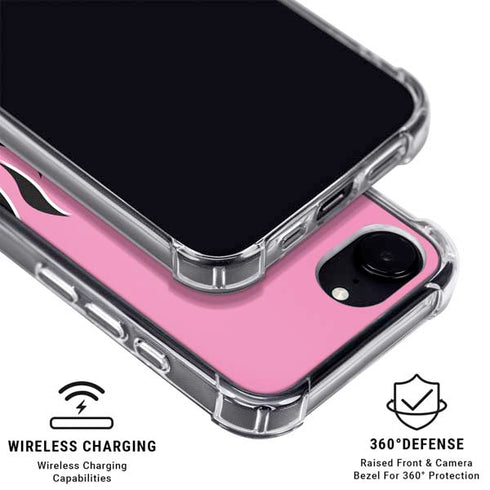 Pink Flames iPhone 16e MagSafe Case