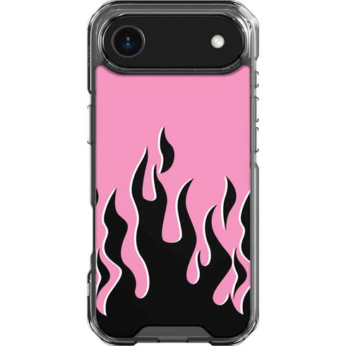 Pink Flames iPhone 17 Air Clear Case