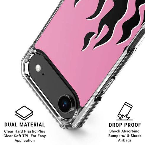 Pink Flames iPhone 17 Air MagSafe Case