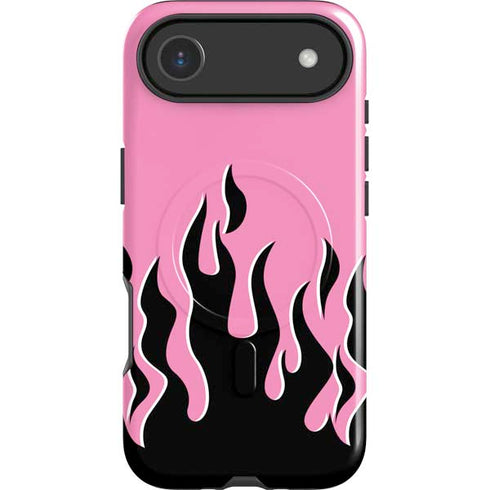 Pink Flames iPhone 17 Air Magsafe Impact Case