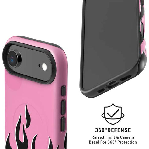 Pink Flames iPhone 17 Air Magsafe Impact Case