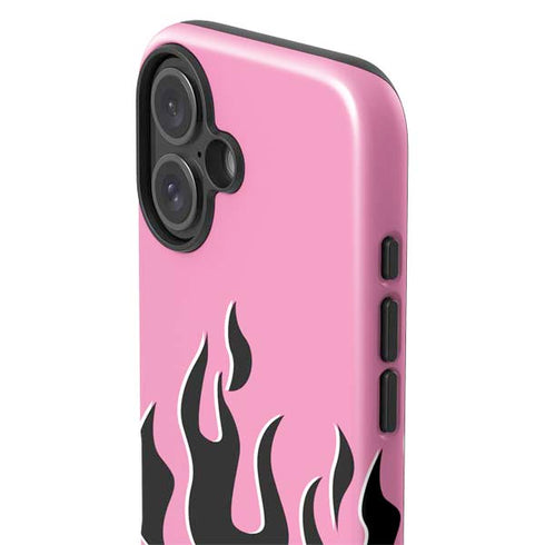 Pink Flames iPhone 17 Impact Case