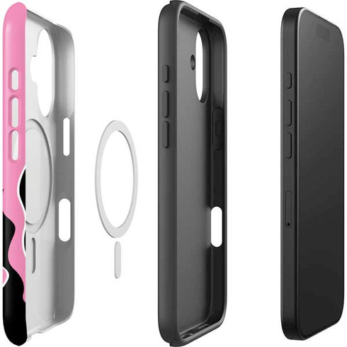 Pink Flames iPhone 17 Magsafe Impact Case