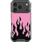 Pink Flames iPhone 17 Pro Clear Case