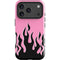 Pink Flames iPhone 17 Pro Impact Case