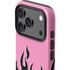 Pink Flames iPhone 17 Pro Impact Case