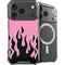 Pink Flames iPhone 17 Pro MagSafe Case