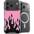 Pink Flames iPhone 17 Pro MagSafe Case