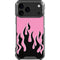 Pink Flames iPhone 17 Pro Max Clear Case