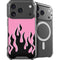 Pink Flames iPhone 17 Pro Max MagSafe Case