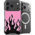 Pink Flames iPhone 17 Pro Max MagSafe Case