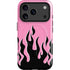 Pink Flames iPhone 17 Pro Max Magsafe Impact Case