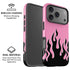 Pink Flames iPhone 17 Pro Max Magsafe Impact Case