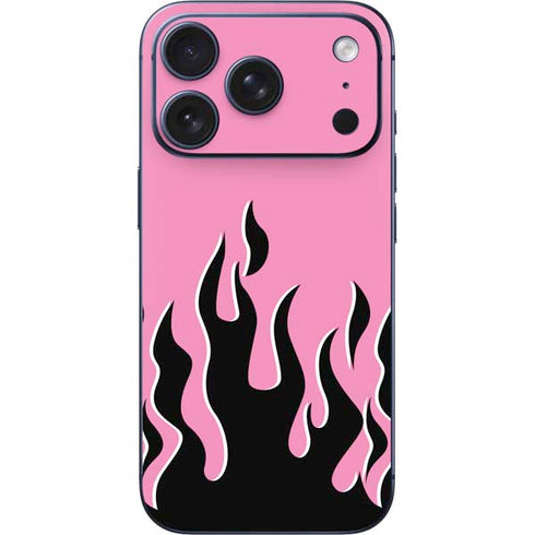 Pink Flames iPhone 17 Pro Max Skin