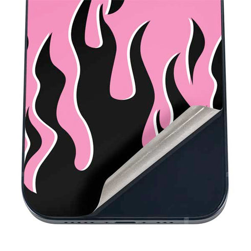 Pink Flames iPhone 17 Pro Max Skin