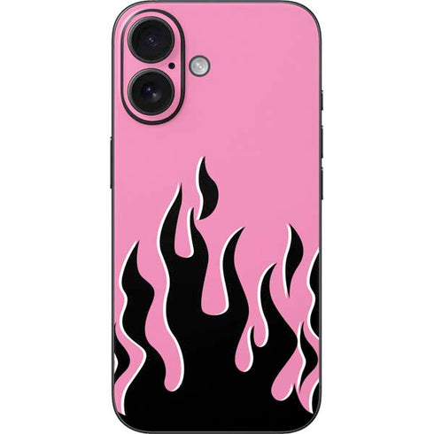 Pink Flames iPhone 17 Skin