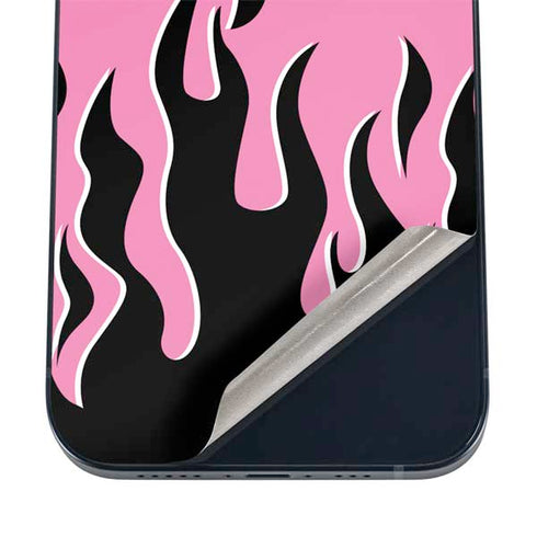 Pink Flames iPhone 17 Skin
