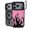 Pink Flames iPhone 18 Pro Max Kickstand Case