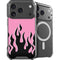 Pink Flames iPhone 18 Pro Max MagSafe Case