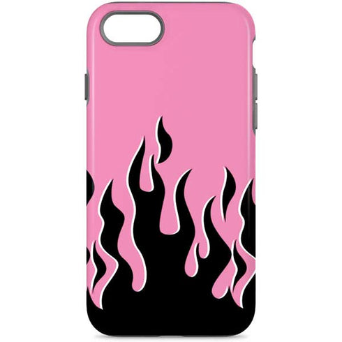 Pink Flames iPhone Cases
