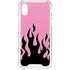 Pink Flames iPhone XS Clear Case