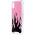 Pink Flames iPhone XS Clear Case