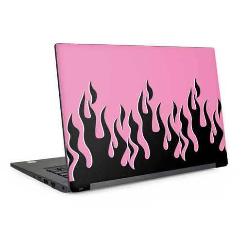 Pink Flames Dell Latitude Skin