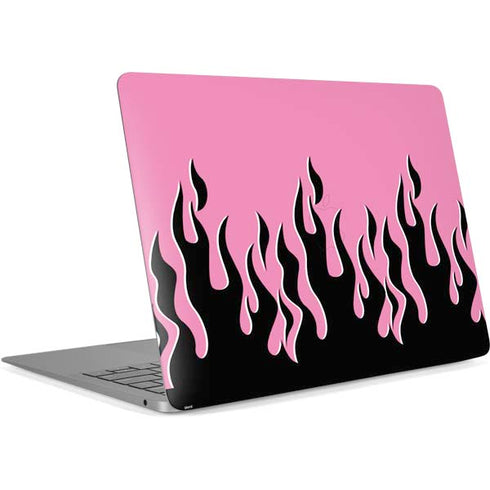 Pink Flames Apple MacBook Air Skin