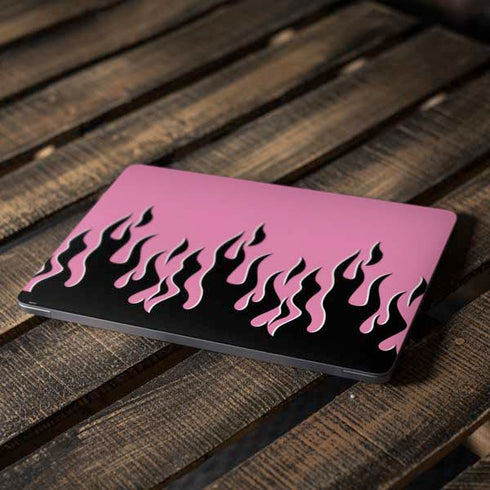 Pink Flames Apple MacBook Air Skin