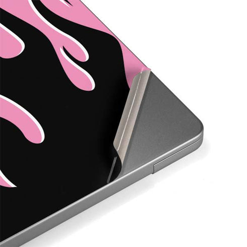 Pink Flames Apple MacBook Pro 14-inch Skin