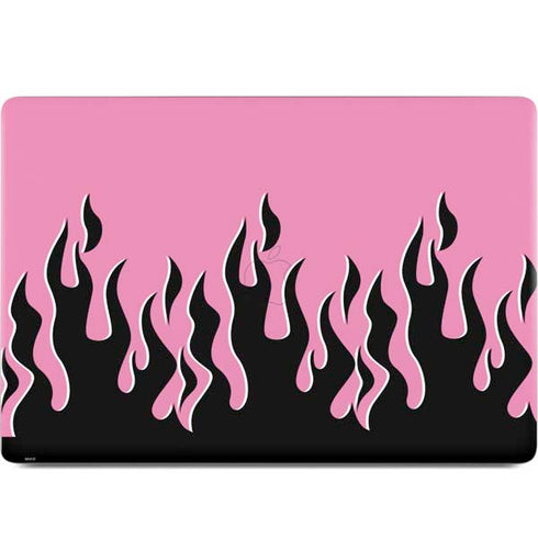 Pink Flames MacBook Skins