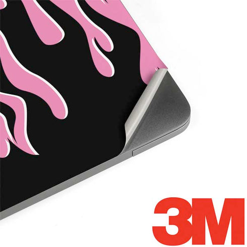 Pink Flames MacBook Skins