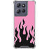 Pink Flames Moto G 5G (2025) Clear Case