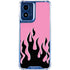 Pink Flames Moto G 5G (2024) Clear Case