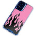 Pink Flames Moto G 5G (2024) Clear Case