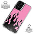Pink Flames Moto G Power 5G (2024) Clear Case