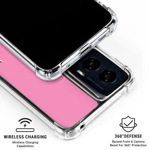 Pink Flames Moto G Power 5G (2024) Clear Case